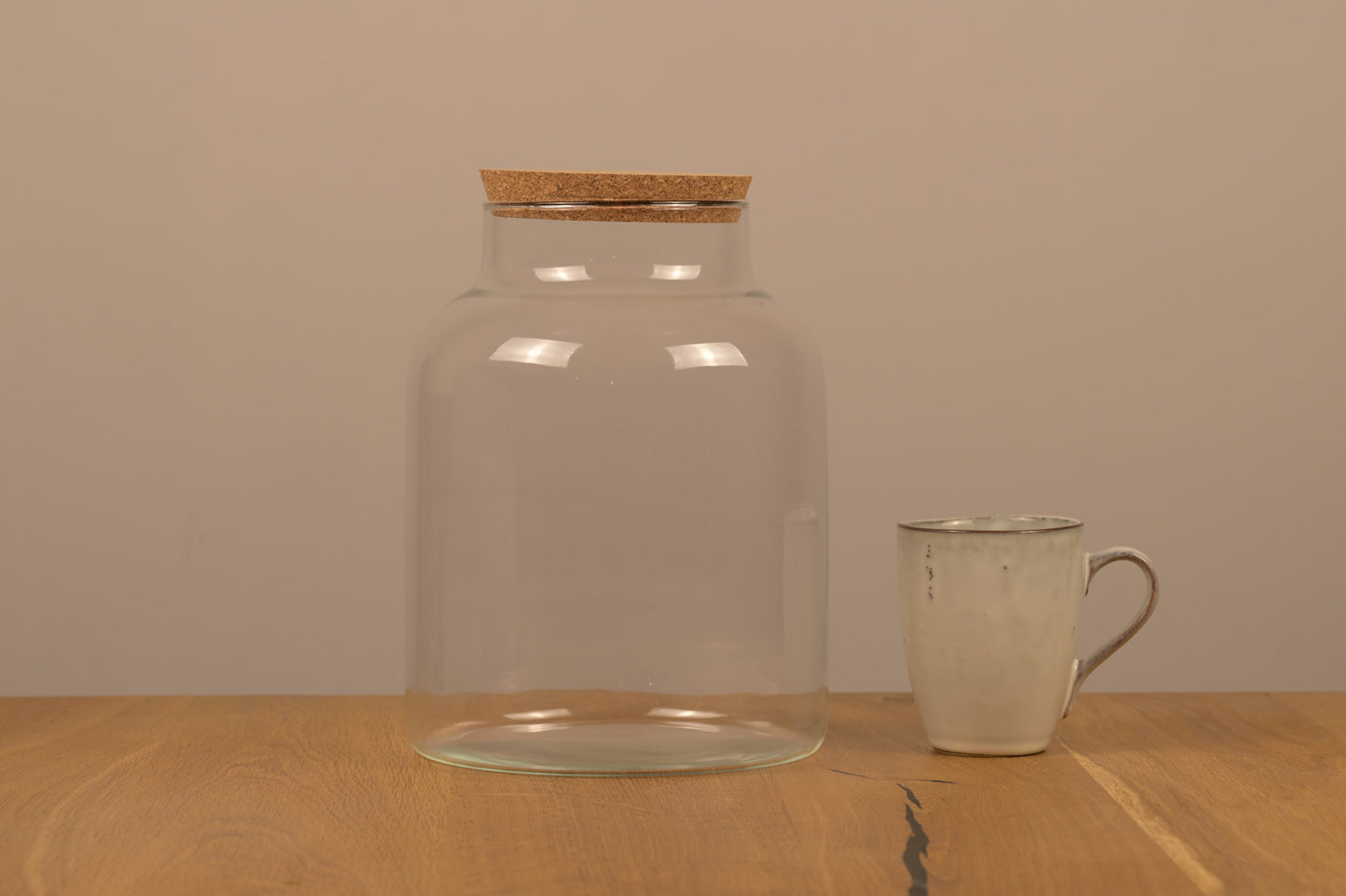 Flaschengarten Glas "Alma XL" ↥33 cm zum selbst befüllen
