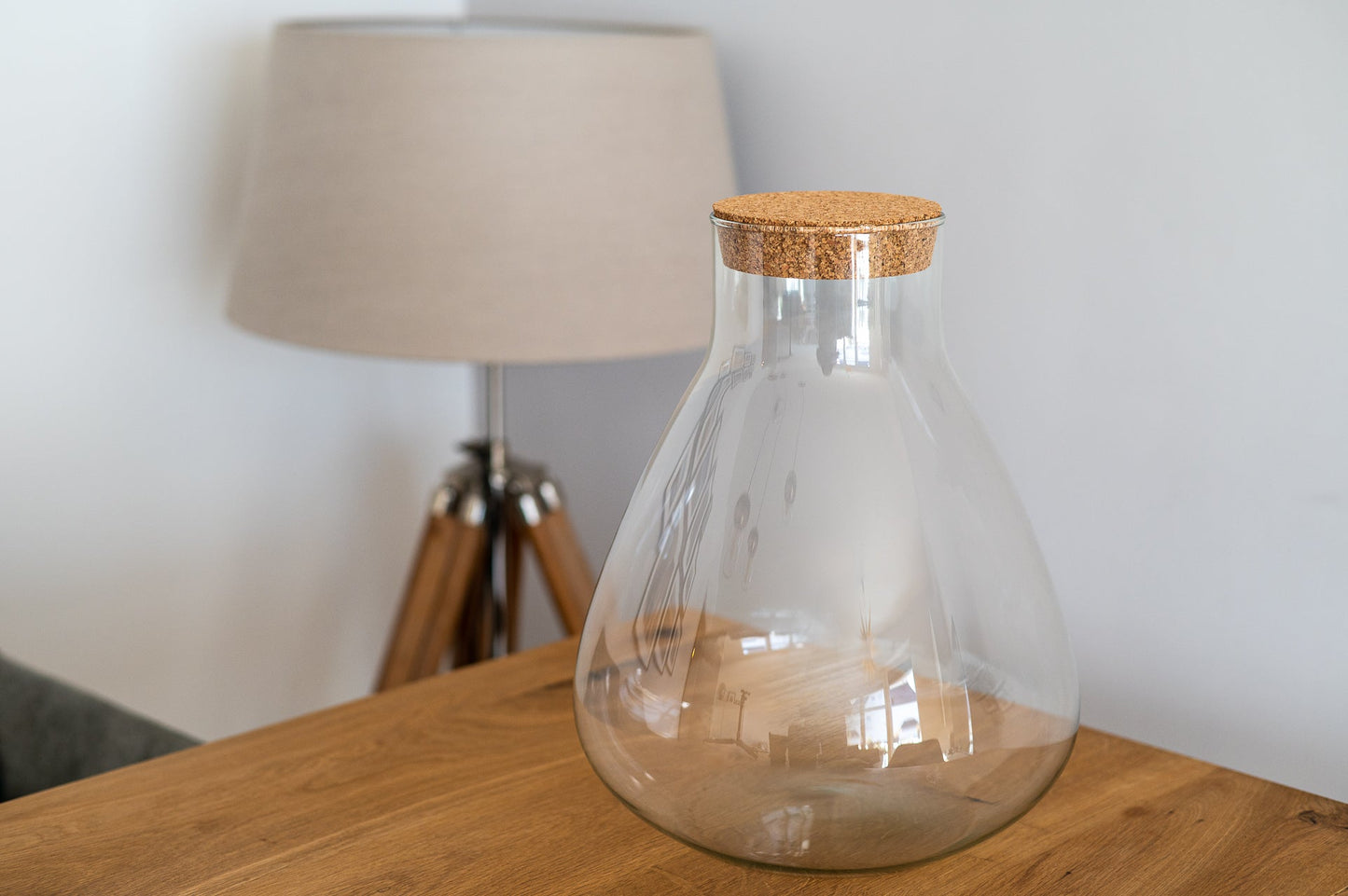 Flaschengarten Glas "Elly XL" ↥35 cm om zelf te vullen