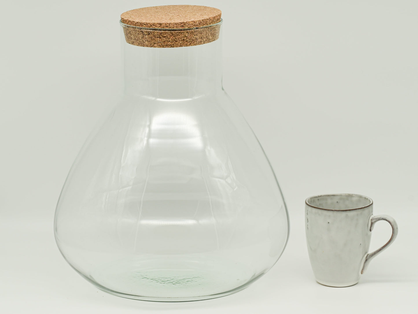 Flaschengarten Glas "Elly XL" ↥35 cm om zelf te vullen